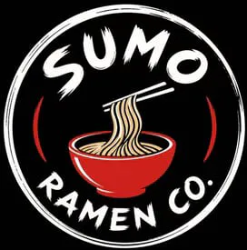 Logo with a red ramen bowl, chopsticks, and "SUMO RAMEN CO." text at Sumo Ramen CO, a Chinese Restaurant in Fayetteville