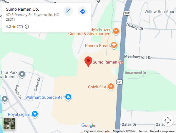 location,4743 Ramsey Street,Fayetteville, NC 28311   